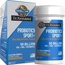 生命之园(Garden of Life Dr Dr Probiotics Dreamed Sport Probiotics) 消化剂补充剂,女性和男性运动员有机生素,临床研究图林奇霉素,50亿CFU, Gut Health, Acidophilus, 30ct