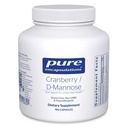 纯封装 Cranberry D-Mannose - 支持尿道切片健康* - 与 Cranberry水果固体 - Vegan & Non-GMO 饮食补充 - 180 Cancsules