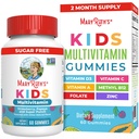 MaryRuth 有机体 儿童维他命 多糖 免糖 两个月供应 儿童多维他命 Gummys for Ages 2+ QQ Vegan 一天只有1个Gummy QQ 60 计数