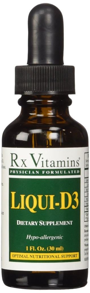 Rx维生素Liqui-d3 2000 Iu, 1 Fl Oz (Pack of 1)