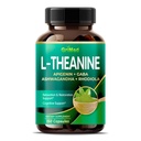 GriMed L-Theanine 11 900mg-X10 配有 Apigenin, GABA Ashwagandha, Rhodiola - 放松与恢复焦点与记忆 - 在美国制造(150个计数(一包))
