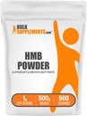 bulk Assupports.com HMB 粉末 - 作为Calcium HMB,Beta-Hydroxy Beta-Methylbutyrate - HMB 粉末补充,Gluten Free - 每服1g,500g(1.1磅) (Pack of 1)