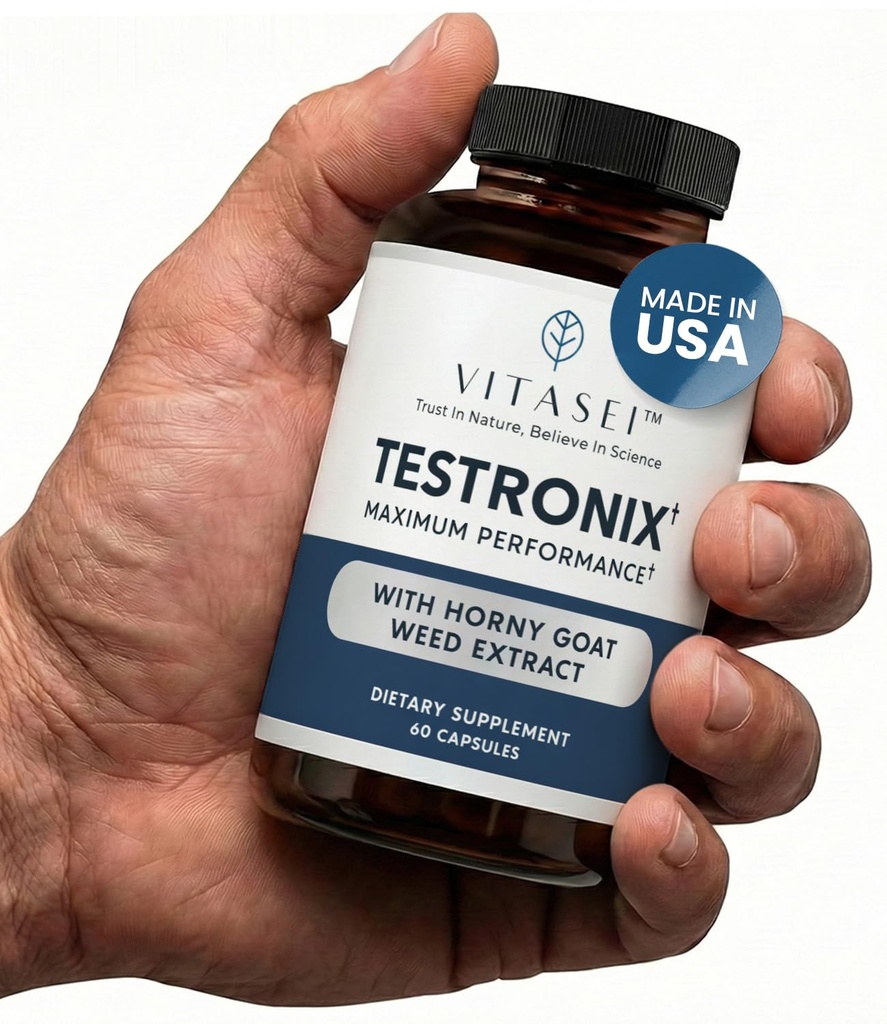 VITASEI Testronix 补充 -- -- 健康和肌肉补充 -- -- 60个卡普尔