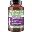 近亲玫瑰 Aloe Vera Capsules - IC 补编 - 200x 专注纯 Aloe Vera + D-Mannose + 钙 - 容易吞咽 Aloe 药丸