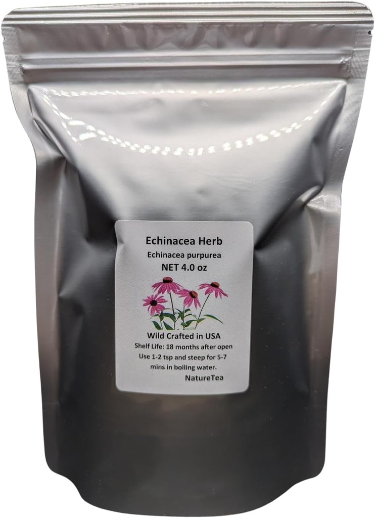 Echinacea Herb - Echinacea purpurea Loose Leaf C/S 100%来自自然(4 oz)