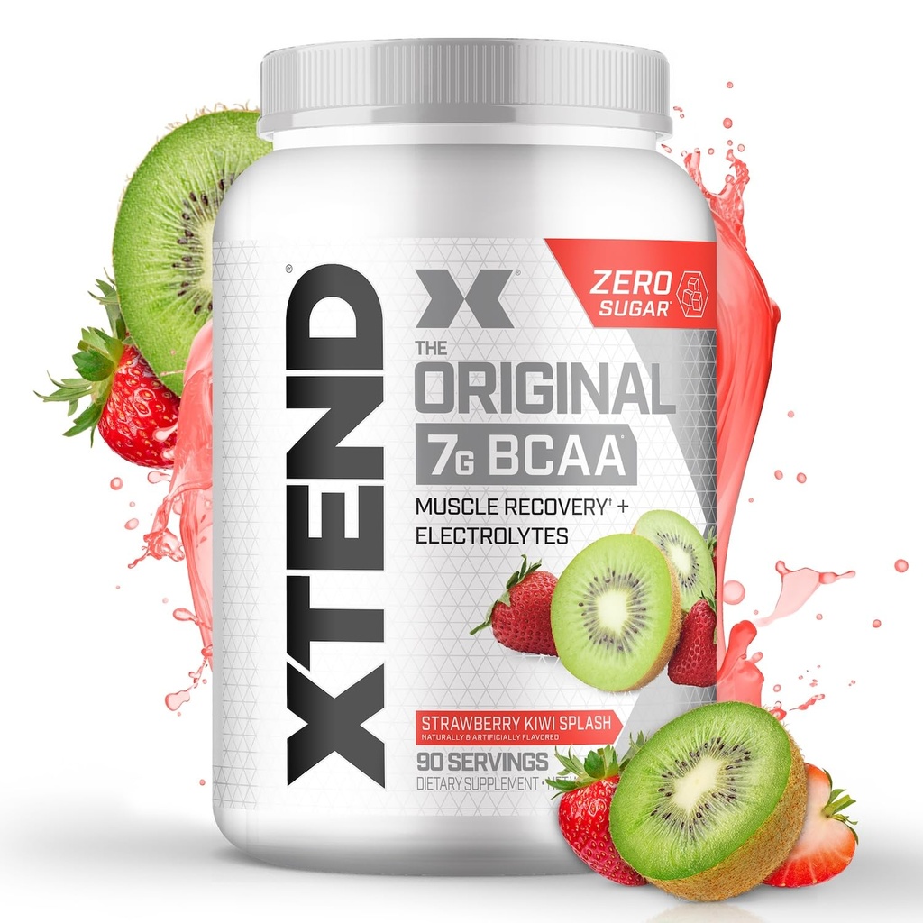 Xtend XTEND 原型 卡介苗 7g 卡介苗和2.5g L-Glutamine, 不含糖后工作肌复苏 男女氨基酸饮料,90种