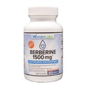 Wonder Laboratories Berberine HCL 1,500mg + 肉桂,铬,以及葡萄糖,心脏和免疫系统维持的生物素 Gluten & GMO Free - 60 Capsules