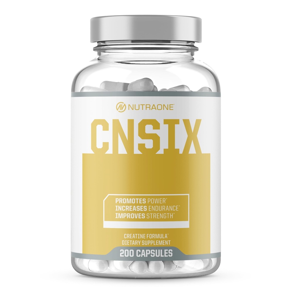 NutraOne CNSix Creatine Capsules Creatine HCL 帮助构建精益肌肉*(600mg - 200 Capsules) 互联网档案馆的存檔,存档日期2013-03-02.
