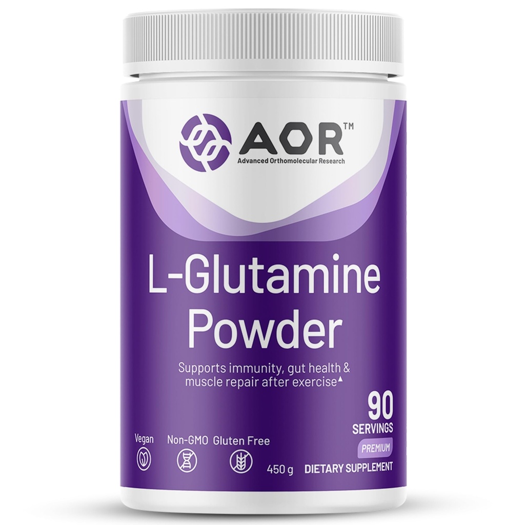 L-Glutamine Powder 450g,《支持豁免和古特健康》,饮食补充,90种服务