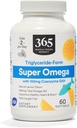 365 由全食品市场,Super Omega + CoQ10,60 Counter提供