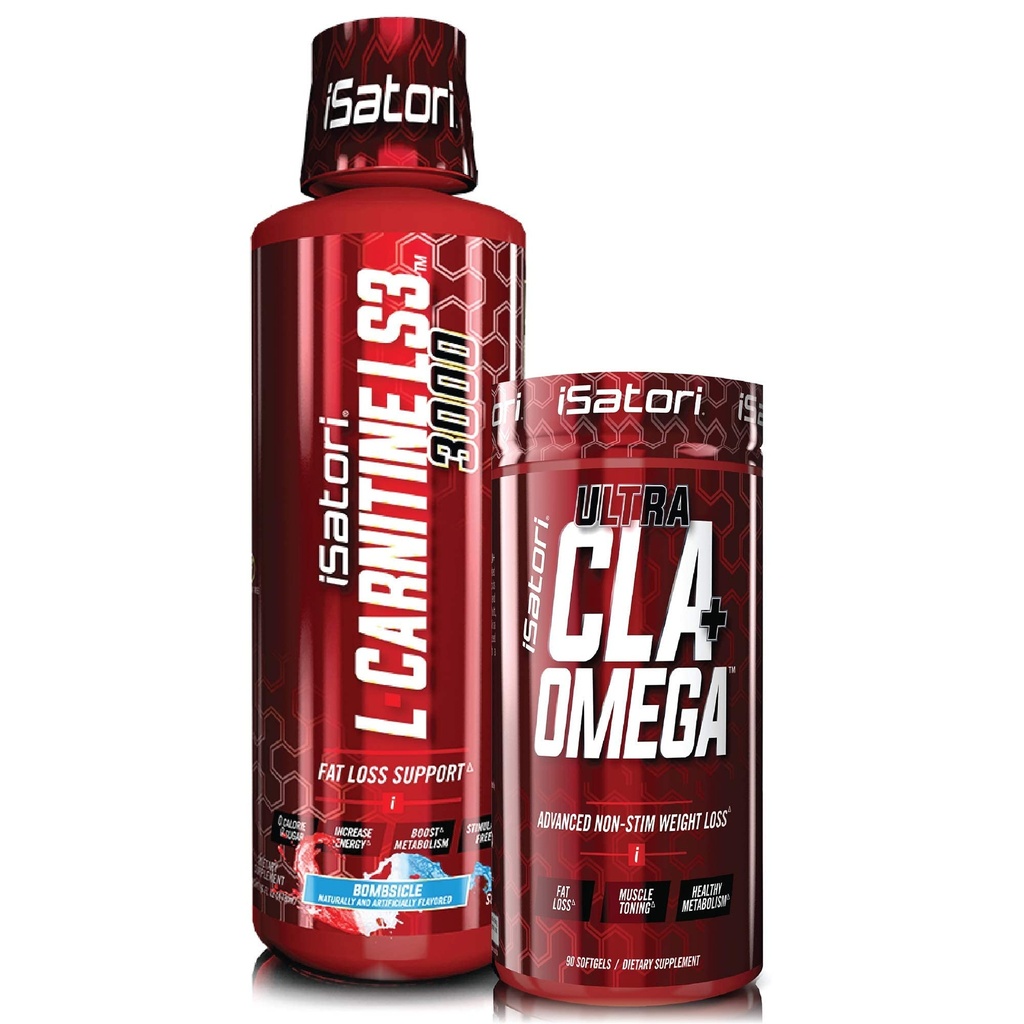 iSatori L-Carnitine LS3 弹筒 3000mg(32架) & iSatori Ultra CLA(90架软胶)