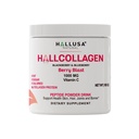 Hallusa 天然水解Collagen Peptides Powder 1000 mg 配有维生素 C → BlackBerry & Blueberry Flavor → 4g Collagen / 服务 → 健康头发,皮肤,钉子,骨头和联合支持