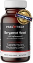 Bergamot Heart - 1 000mg 认证 Citrus Bergamot - 超强多酚 - 心科医生开发与临床证明 - Bergamot 高胆固醇和心脏健康补充