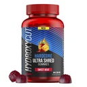 Hydroxycut Hydrcore Ultra Shred Gummys, Sweet Heat - 99% 无兴奋剂 - 包括Capsaicin和B维生素 - 用于妇女和男子