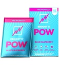 EBOOST POW 天然前置工作粉 - 15个包,蓝莓 - 前置能源助推器 Gym 补充 男女饮品 - 性能,联合流动支持 - 格鲁滕-无