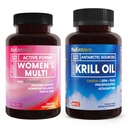 BioEmblem 南极磷虾石油补充剂和妇女多种维生素