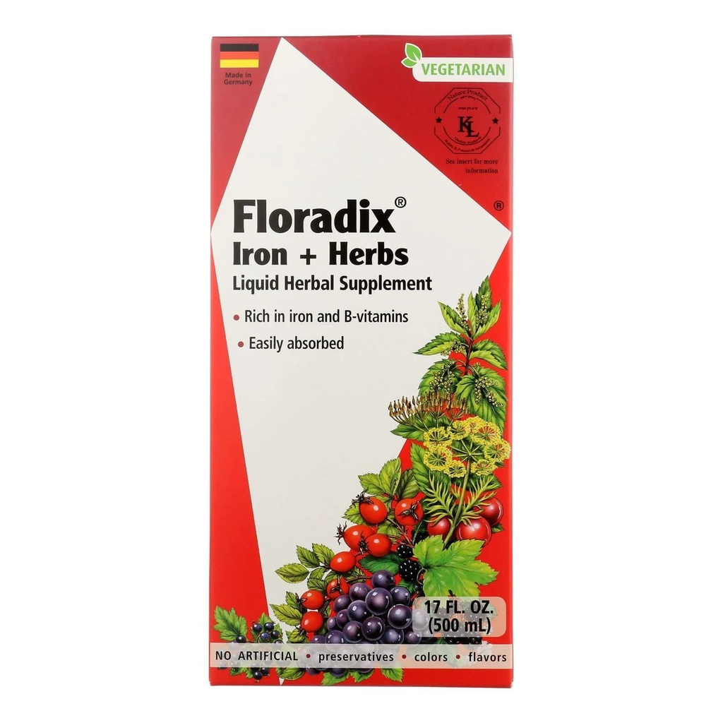 FLORADIX 铁和草药,17 FZ