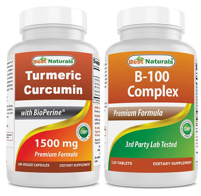 Turmeric Curcumin 1500mg & B-100 复合体