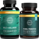 310亿CFU和Collagen Peptides Pills Bundle的男女预科和复科生补充剂
