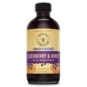 蜂蜜园(Honey Gardens) 长老莓和蜂蜜 Immune Syrup - 成人与孩子的黑色老年莓 Syrup,自然喉保护井补充物 Propolis & 有机苹果苹果苹果苹果 苹果醋 - 8 Fl Oz