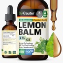 BIO KRAUTER 柠檬巴姆叶片提取法 - 维根·梅丽莎 柠檬巴姆丁香用于镇静支持 - 糖和无酒精 - 2 Fl. Oz.