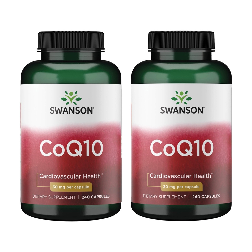 Swanson Coq10 30 mg 240 caps(2个包装)