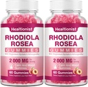 2 Packs 无糖罗莎·罗莎·古米斯(Rhodiola Rosa)