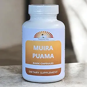 一般的Muira Puama Bark 粉末,500毫克 - 60毫克