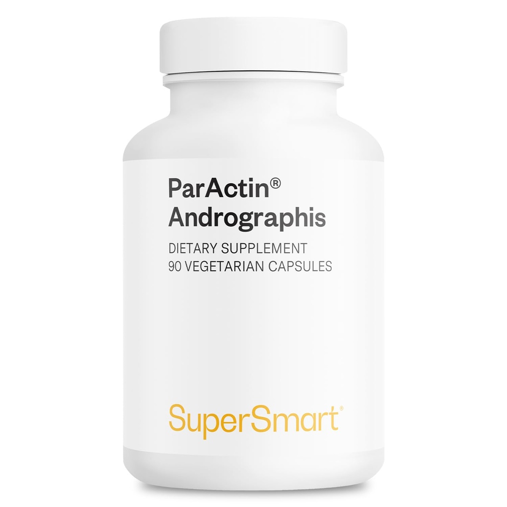 Supersmart - ParActin supplement 300mg/日(高强度) - Andrographis Paniculata QQ Non-GMO & Gluten Free - 90 蔬菜卡普尔