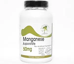 manganese Asporotate 50mg ~ 200 capsules - 无附加物 ~ 自然补充物
