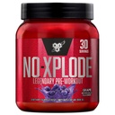 BSN N.O.-XPLODE Pre Workingout Powder, 配有Creatine和Beta-Alanine的男女能源补充,Flavor:葡萄,30种服务