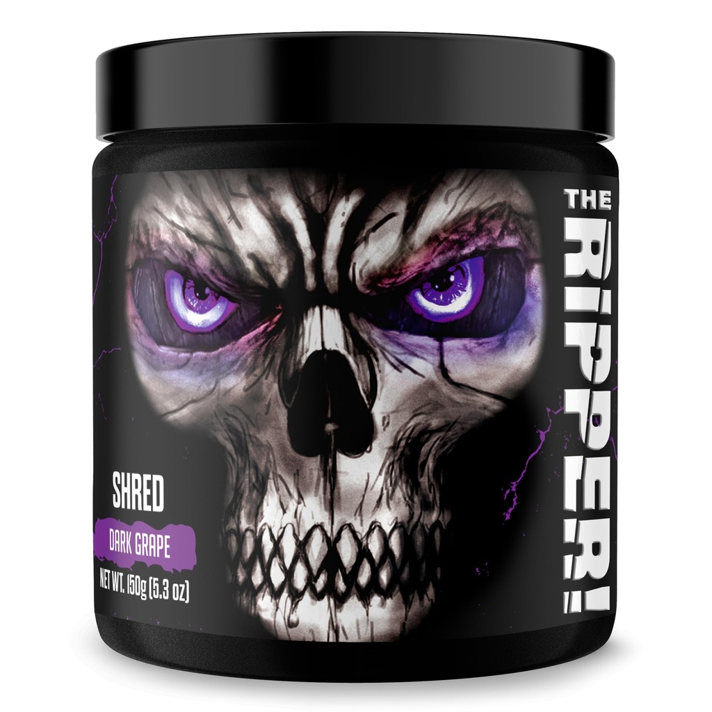 JNX开膛手! Fat Burner Pre Workingout for Men & Women – 热能脂肪燃烧粉末和Appetite 抑制剂,促进能量和耐力 – 暗葡萄,30种服务