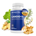 BioMatrix Candid-X Gut Cleanse with Berberine, Oregano, Sodium Caprylate, Chamomile, Ginger, PAU D'arco, 男女文摘增刊 90 Capsules