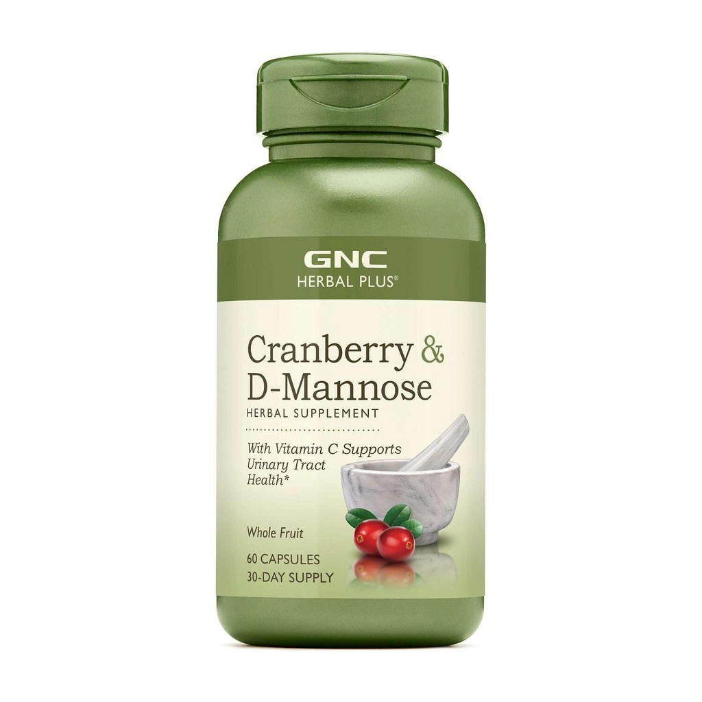 GNC 草药加Cranberry D-Mannose,60个胶囊