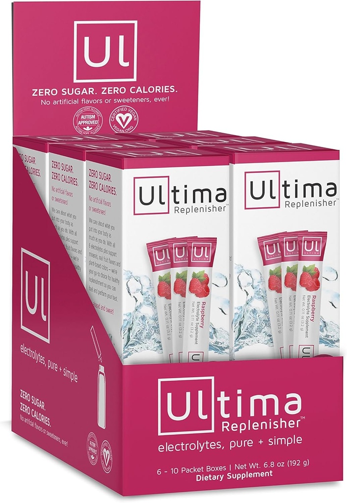 Ultima 液压电解粉、Raspberry 、 60 个棒包