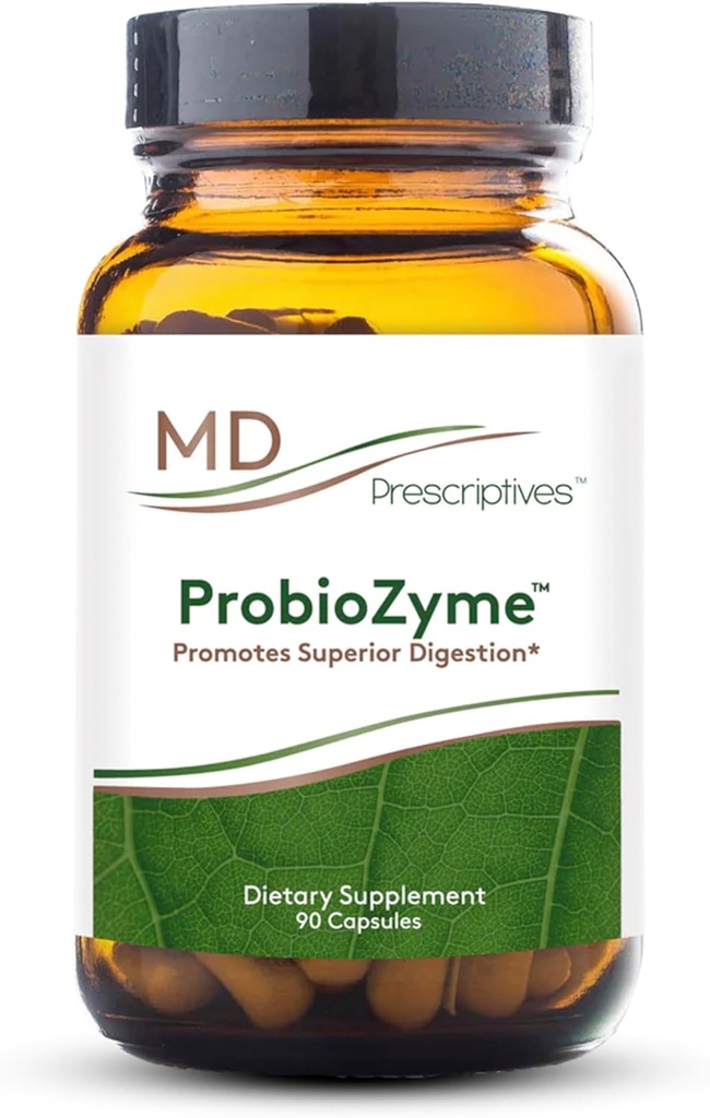 MD 说明性说明 - ProbioZyme - 植物消化酶 - 消化和古特健康补编 - 90 Capsules