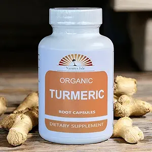 有机铁粉和辣椒60 Capsules 500 mg(meric-Curcuma Longa)