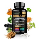 男/女的Shilajit -- -- 纯喜马拉雅有机物,Shilajit Capsules与Ashwagandha,60 Capsules替代还原剂,Drops和Gummys