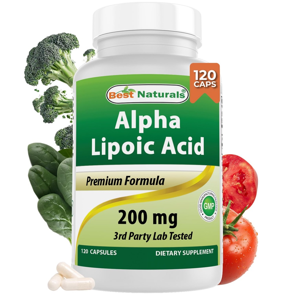 最佳天然物 Alpha Lipoic Acid 200 Mg 120 Capsules