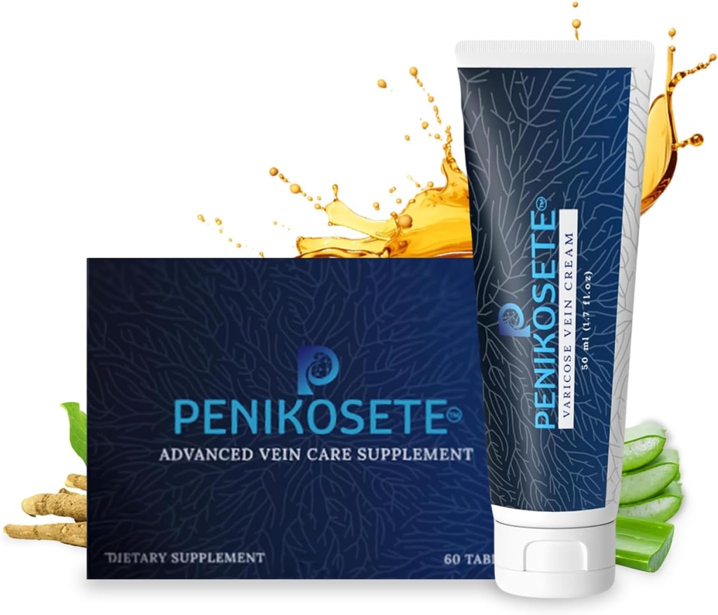 高级Varicose Vein Care Bundle (2 Pack) – 1 草药环流支持 Leg Cream – 美国第1届Ashwagandha Cream – 60 易吞的 Punarnava, Turmer Infused Ayurvedic 片.