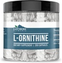 土生元素(200 Capsules L-Ornithine HCl,氨基酸,蛋白质合成)