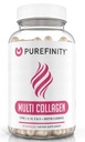 用于妇女的PUEFINITY Collagen Peptides -- -- 一类、二类、三类、V类和X类含Biotin和Hyaluronic酸、支持健康皮肤、骨骼、头发和钉子 -- -- 非GMO、草鳍(90个卡普尔,1个月供应)