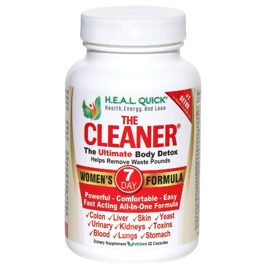 Century Systems The Clean Detox, 威力7天完整的妇女内部清洁方案,支持消化卫生,52个蔬菜瓶