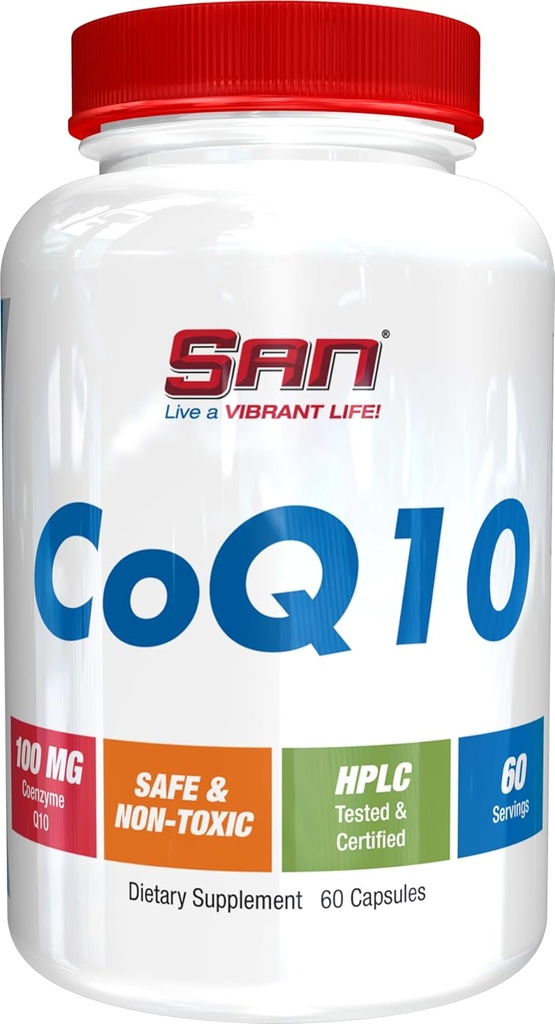 SAN CoQ10 - 用于心脏健康和能源支持的强抗氧化剂