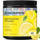 关键NUTRIENTS 多维基电解石 无糖 - 刷新柠檬酸 电解石 - 钠与能源补充 - 水解粉 - 无卡路里 - 90种服务 - 在美国制造
