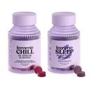 Lemme Chill & Sleep Bundle - 与KSM-66的心理压力缓解包 与Melatonin和Magnesium的深度睡眠包 - 更快地倒下Asleep - Gluten Free and Non-GMO(Variety Pack of 2)