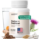 营养天然健康除臭剂 + Debloat - 牛奶 硝酸盐 和 Dandelion Root Vegan 妇女补充剂 - 集体救济和文摘支助 - 60 Capsules
