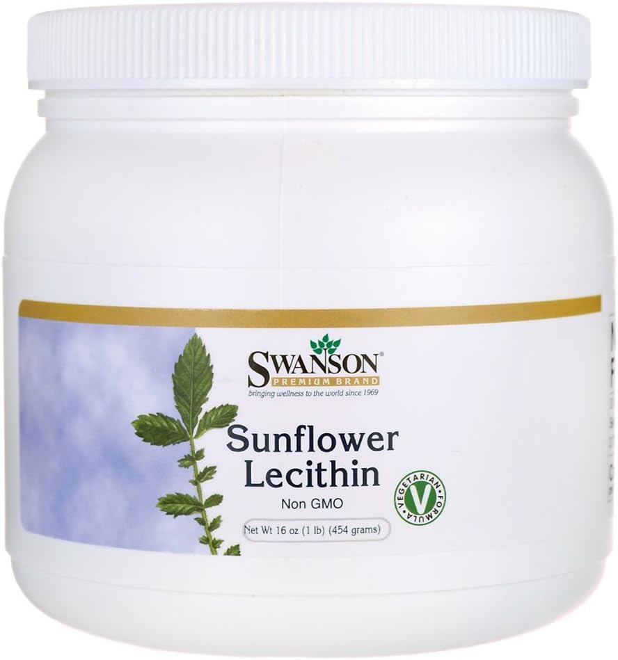 Swanson 向日葵 Lecithin 粉末 Non-GMO 16 Ounce