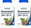 营养成本Glucomannan 1 800 mg 个人服务,180个卡普尔(2瓶)