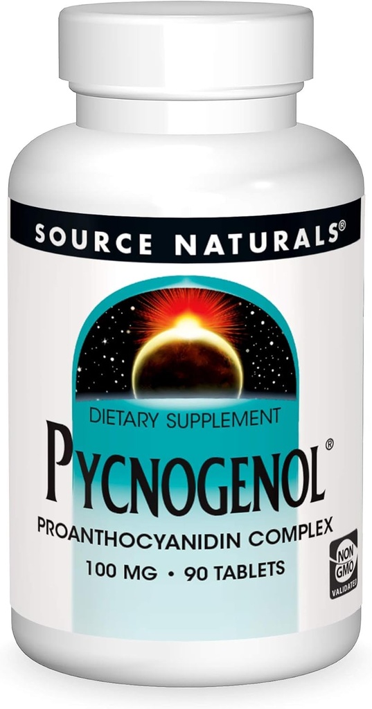资料来源: Pycnogenol,Proanthocyanidin Complex 100毫克 - 90片